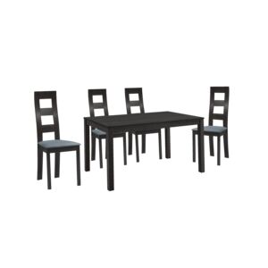 طقم سفرة 1+4 كراسي 120×75×74سم جوز داكن طقم سفرة 1+4 كراسي 120×75×74سم جوز داكن